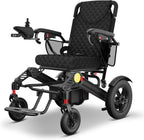 Mobivon Foldable Electric Wheelchair with Dual Motor, 30-Mile Range, 350 lb Capacity, 2-Year Warranty – Portable Mobility Aid for Adults